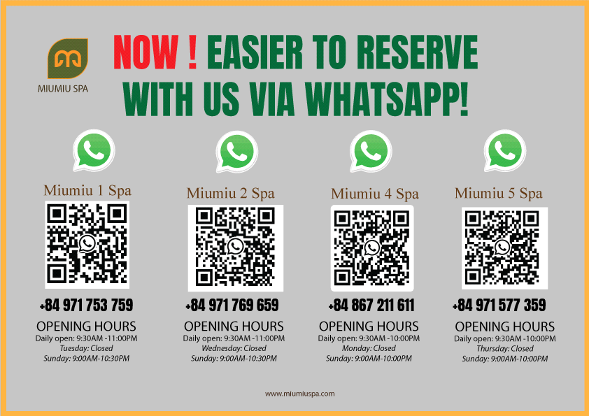 Now Easier To Reserve With Us Via Whatsapp!